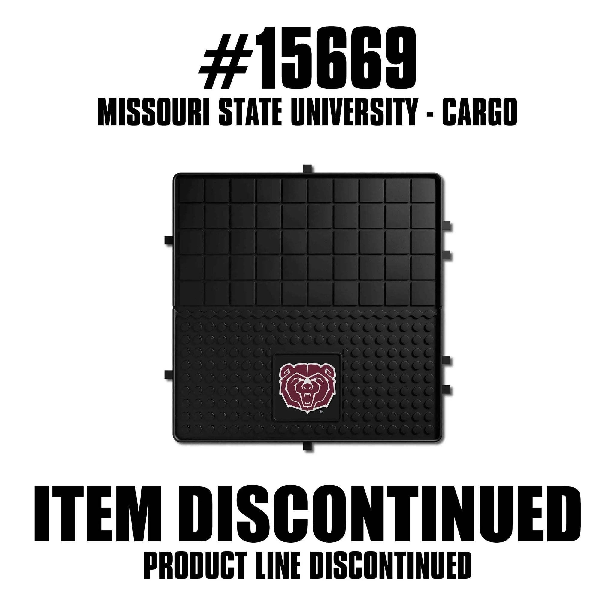 Missouri State Bears Heavy Duty Cargo Mat 31"x31" - Missouri State - Flyclothing LLC