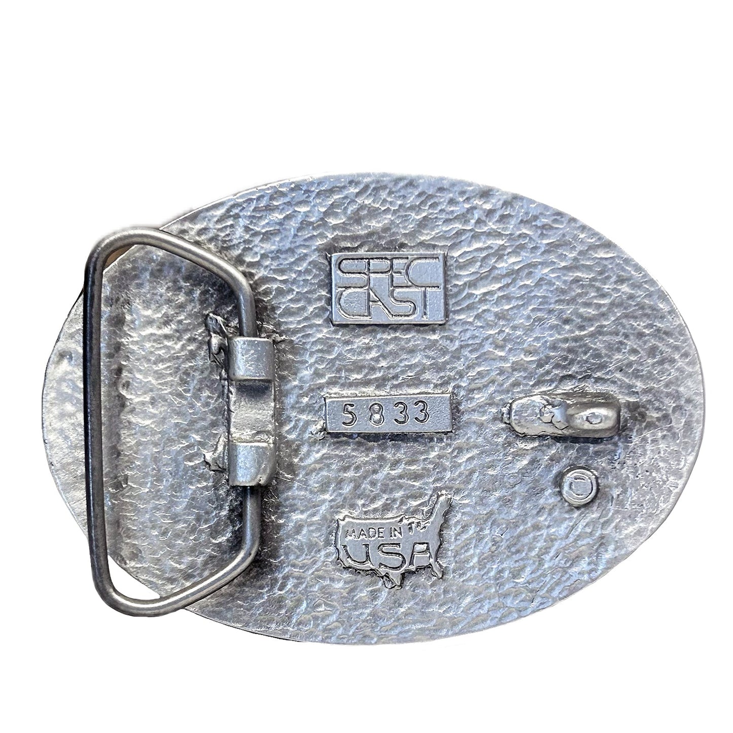 Rockmount Ranch Wear Pewter Rocky Mountain High Western Belt Buckle - Rockmount Clothing - Flyclothing LLC