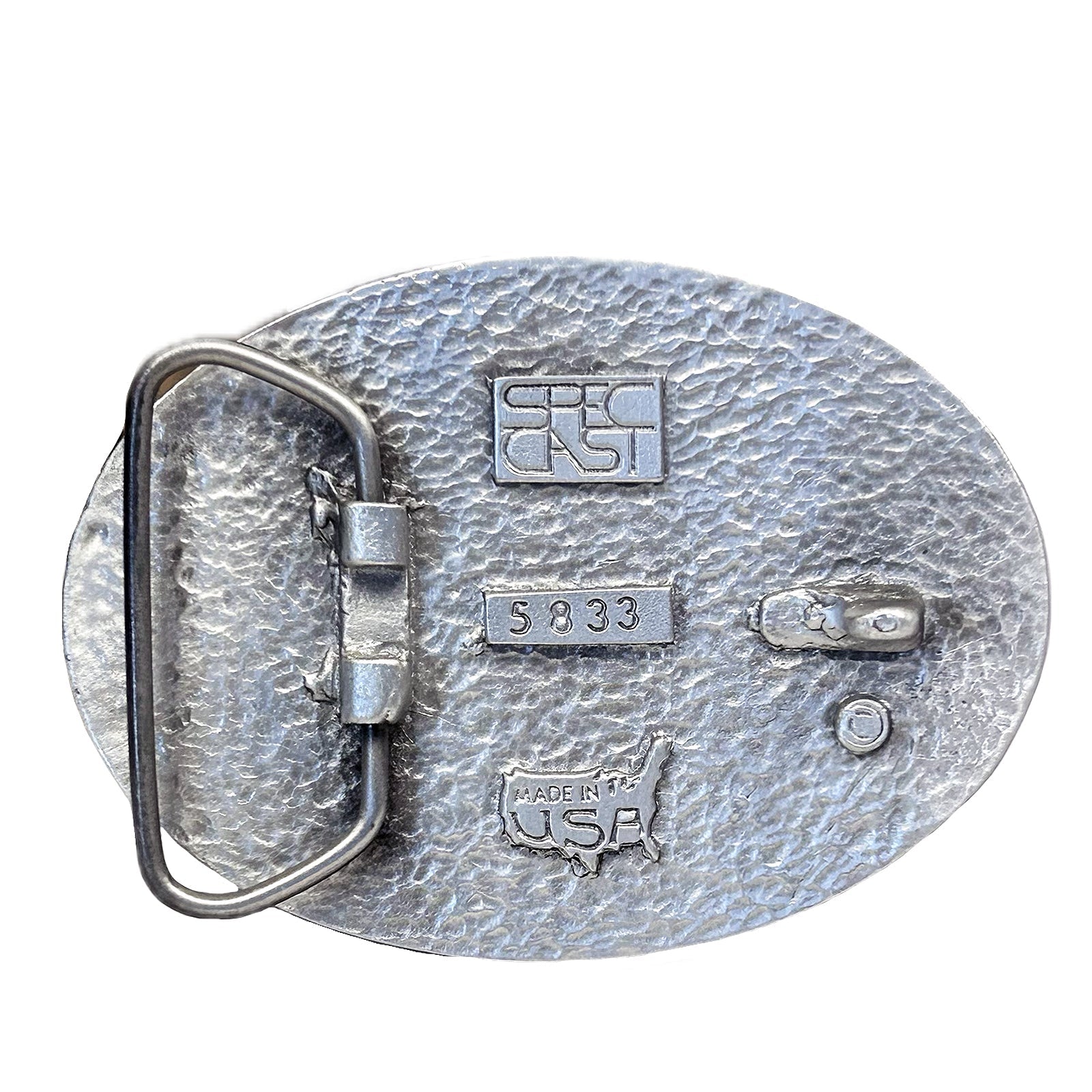 Rockmount Ranch Wear Pewter Rocky Mountain High Western Belt Buckle - Rockmount Clothing - Flyclothing LLC