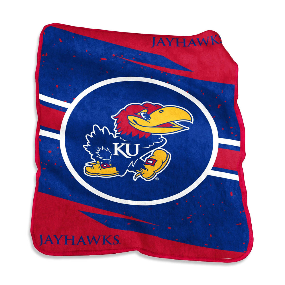 Kansas 60x80 Circle Raschel Blanket - Logo Brands - Flyclothing LLC