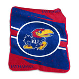 Kansas 60x80 Circle Raschel Blanket - Logo Brands - Flyclothing LLC