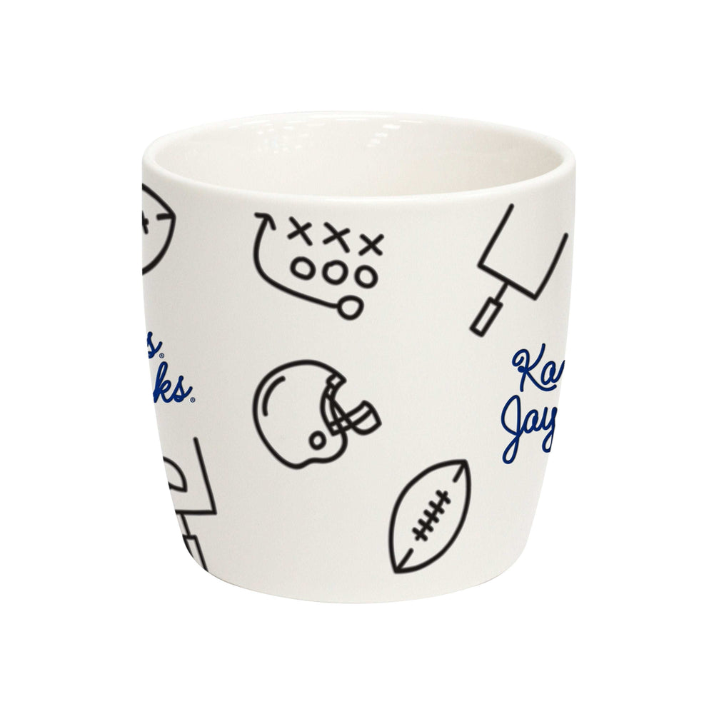 Kansas 18oz Playmaker Mug - Logo Brands - Flyclothing LLC