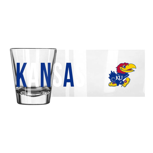 Kansas 2oz Overtime Shot Glass - Logo Brands - Flyclothing LLC