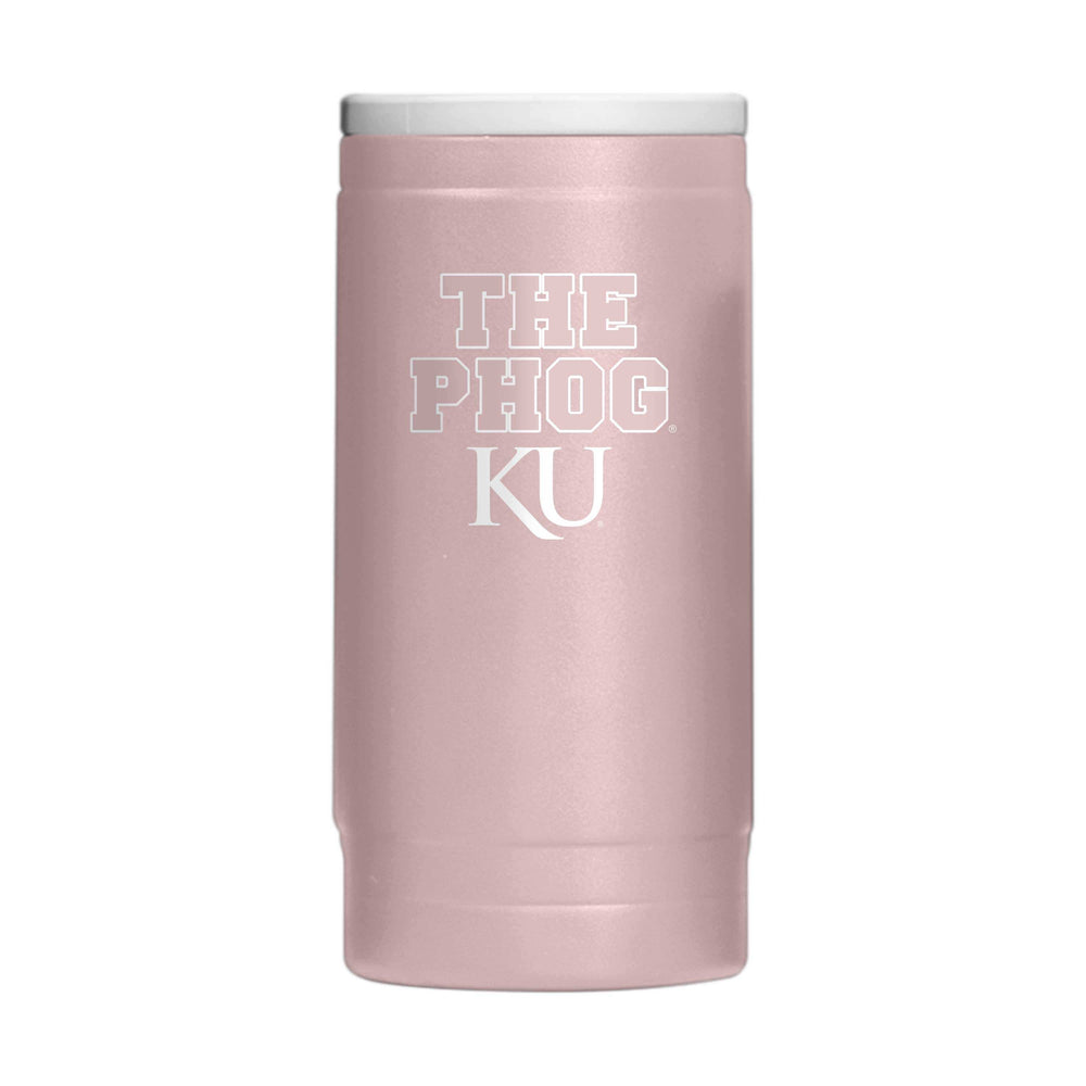 Kansas 12oz Stencil Powdercoat SlimCan Coolie - Logo Brands - Flyclothing LLC
