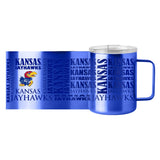 Kansas 15oz Replay Stainless Steel Mug - Logo Brands - Flyclothing LLC