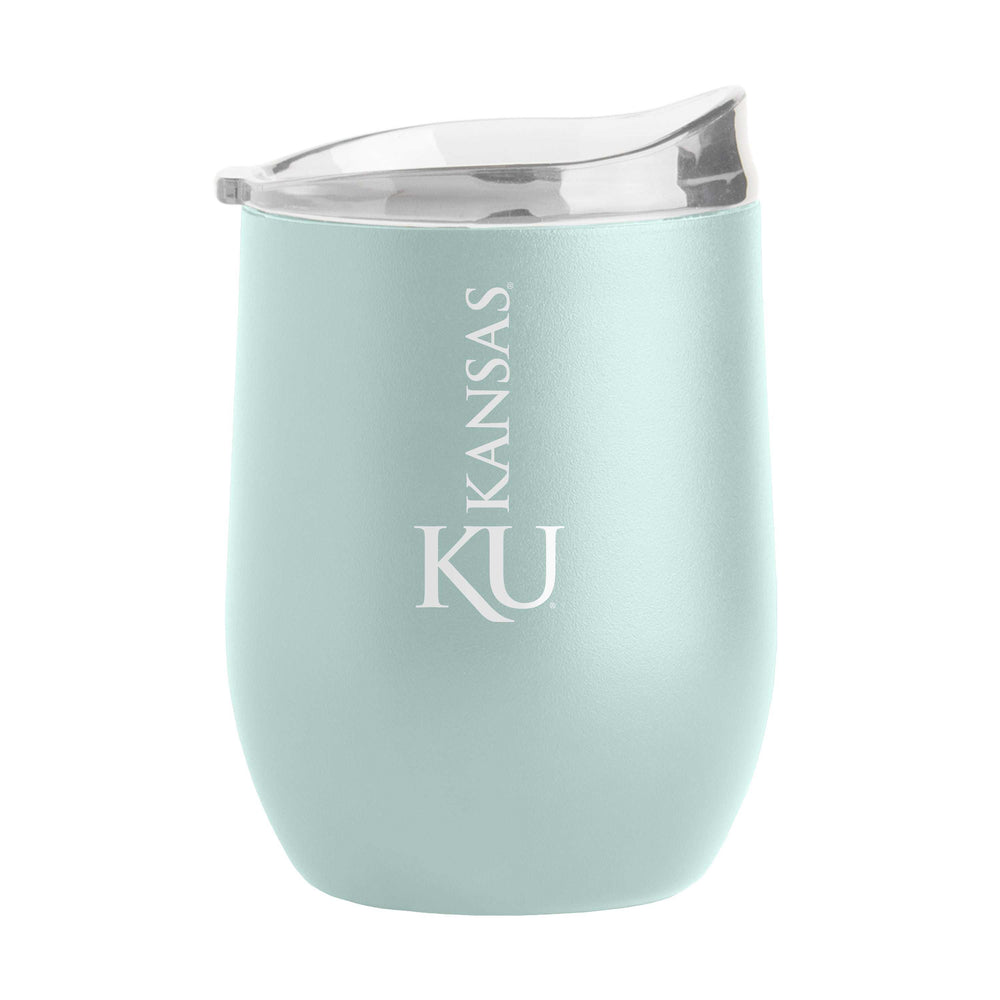Kansas 16oz Vertical Powder Coat Curved Bev - Logo Brands - Flyclothing LLC