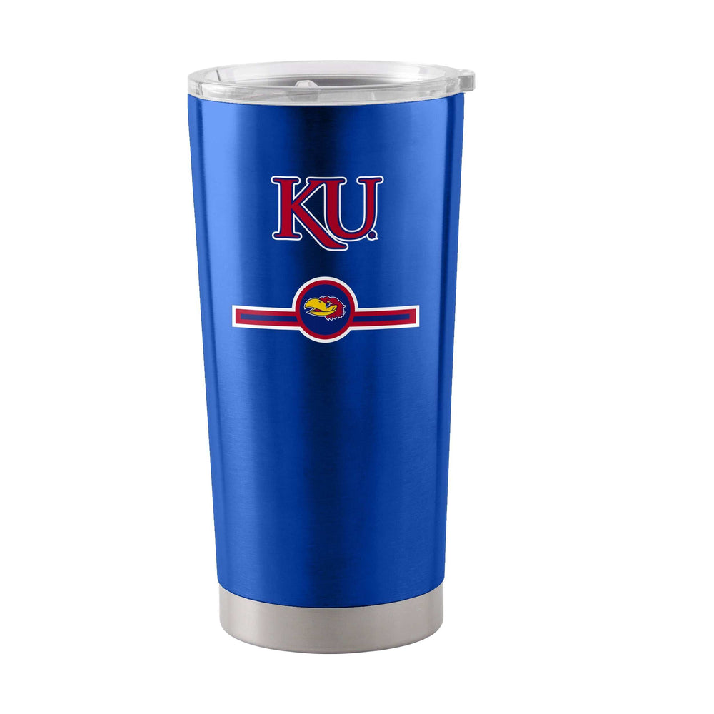 Kansas 20oz Letterman Stainless Tumbler - Logo Brands - Flyclothing LLC