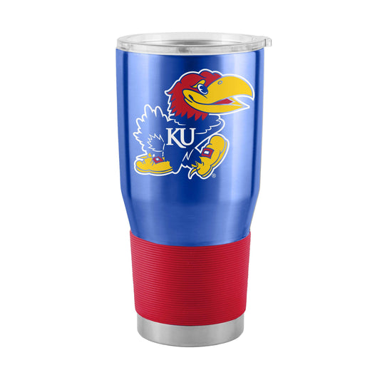 Kansas Alt Sleeve 30oz Gameday Stainless Tumbler - Logo Brands - Flyclothing LLC