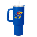 Kansas 40oz Flipside Powder Coat Tumbler - Logo Brands - Flyclothing LLC