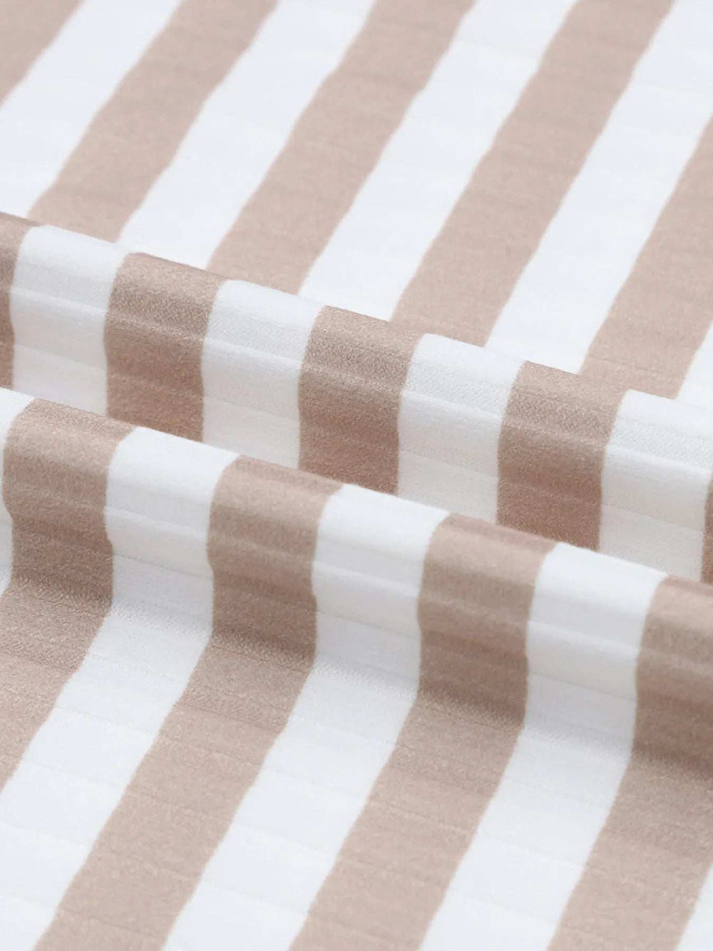 Striped Textured Knit Long Sleeve Tee - Trendsi - Flyclothing LLC