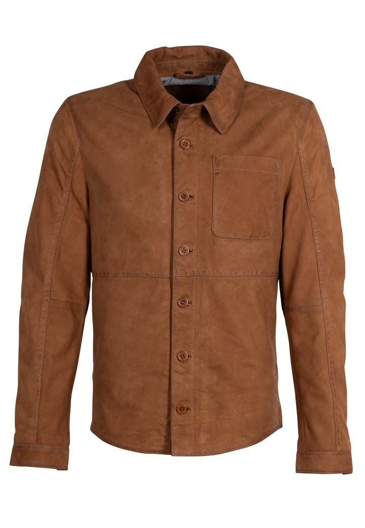 Jemmo RF Leather Jacket, Cognac