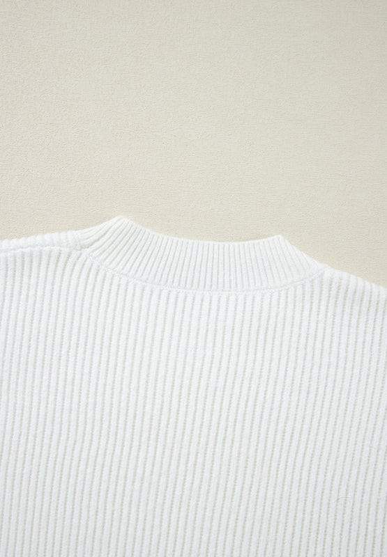 Heart Sequin Round Neck Long Sleeve Sweater - Trendsi - Flyclothing LLC