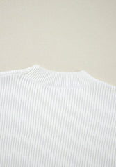 Heart Sequin Round Neck Long Sleeve Sweater - Trendsi