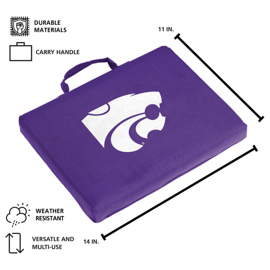 KS State Bleacher Cushion - Logo Brands - Flyclothing LLC