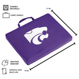 KS State Bleacher Cushion - Logo Brands - Flyclothing LLC
