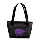 Kansas State Leopard Print 16 Can Cooler Tote - Logo Brands - Flyclothing LLC