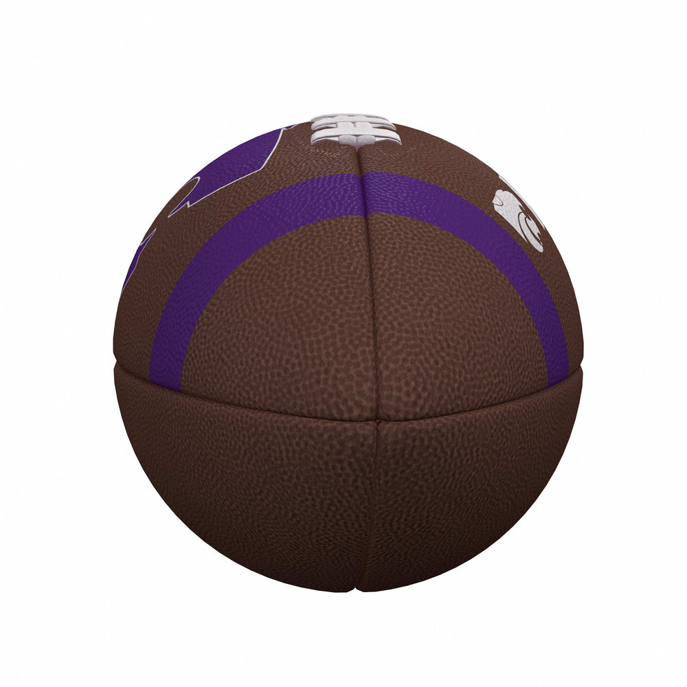 KS State Team Stripe Official-Size Composite Football - Logo Brands - Flyclothing LLC
