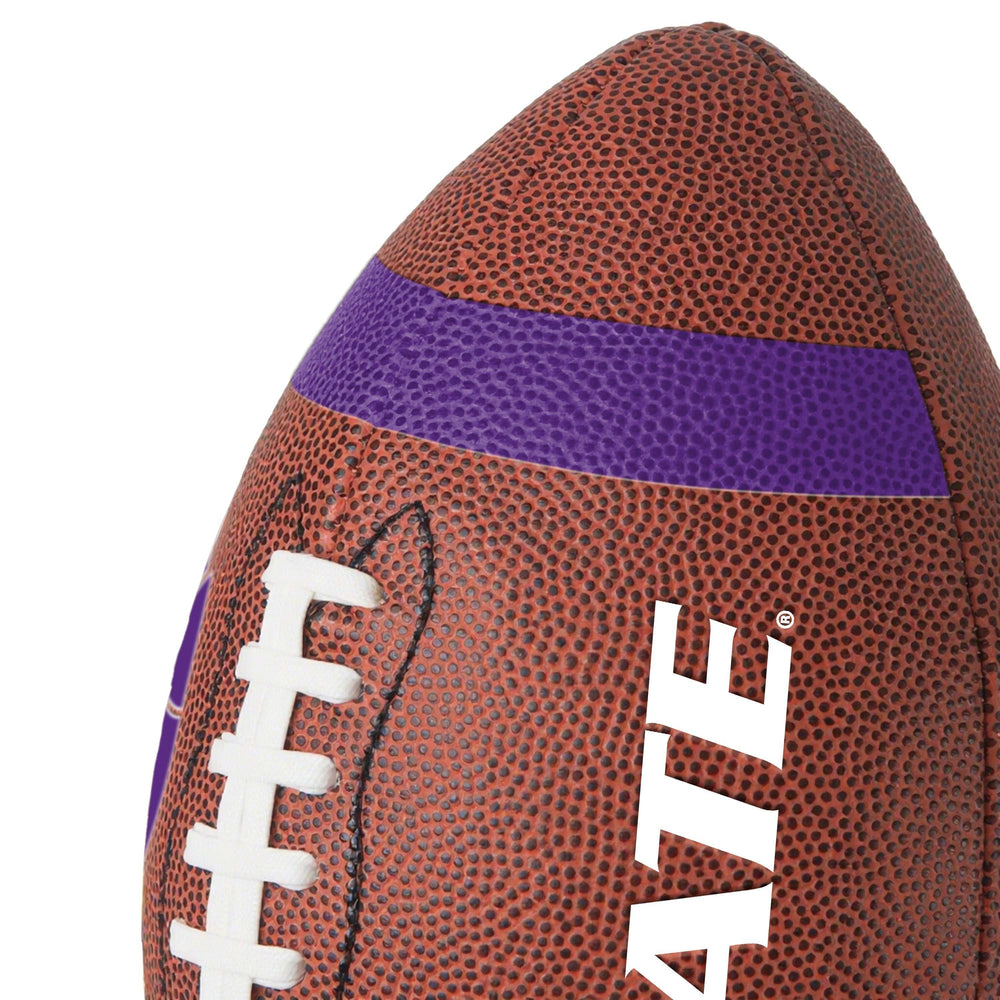 KS State Team Stripe Official-Size Composite Football - Logo Brands - Flyclothing LLC