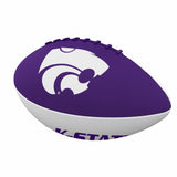 Kansas State Pinwheel Junior Size Rubber Football - Logo Brands - Flyclothing LLC