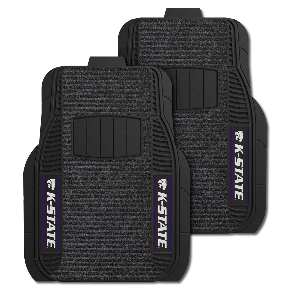 Kansas State University 2-pc Deluxe Car Mat Set - Logo Brands - Flyclothing LLC