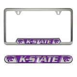 Kansas State University Embossed License Plate Frame - Logo Brands - Flyclothing LLC