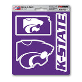Kansas State University Decal 3-pk