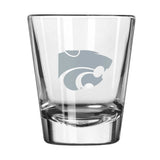 Kansas State 2oz Frost Shot Glass - Logo Brands - Flyclothing LLC