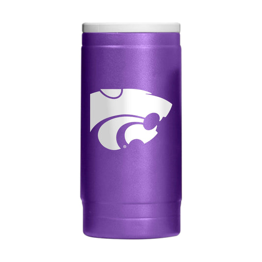 Kansas State 12oz Flipside Powdercoat SlimCan Coolie - Logo Brands - Flyclothing LLC