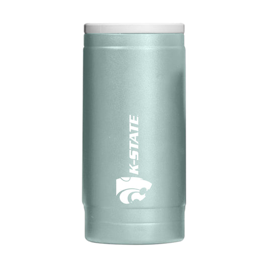 Kansas State 12oz Vertical Powdercoat Slim Can Coolie - Logo Brands - Flyclothing LLC