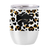 Kansas 16oz Neurtal Leopard Stainless Curved Beverage - Logo Brands - Flyclothing LLC