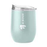 Kansas State 16oz Vertical Powder Coat Curved Bev - Logo Brands - Flyclothing LLC