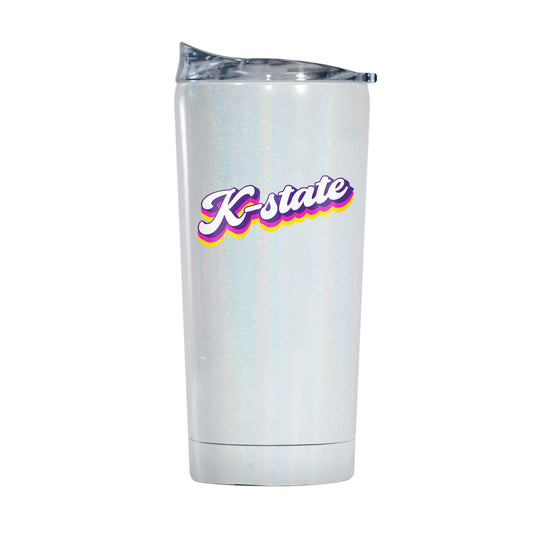 Kansas State 20oz Shadow Iridescent Tumbler - Logo Brands - Flyclothing LLC