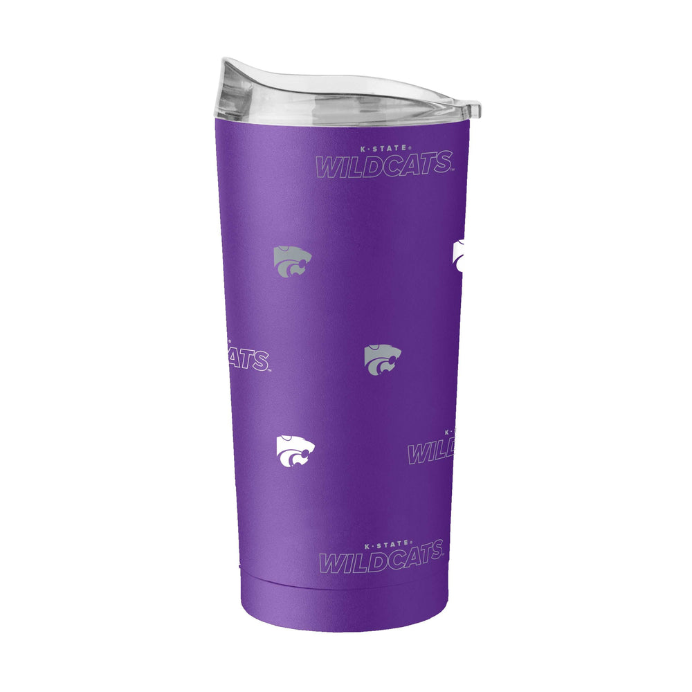 Kansas State 20oz Step And Repeat Powder Coat Tumbler - Logo Brands - Flyclothing LLC