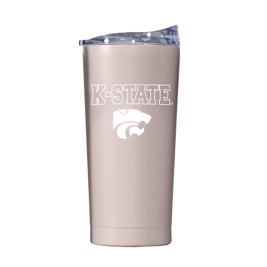 Kansas State 20oz Stencil Powder Coat Tumbler - Logo Brands - Flyclothing LLC