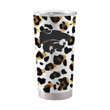 Kansas State 20oz Neutral Leopard Stainless Steel Tumbler - Logo Brands - Flyclothing LLC