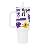 Kansas State 40oz Native Powder Coat Tumbler - Logo Brands - Flyclothing LLC