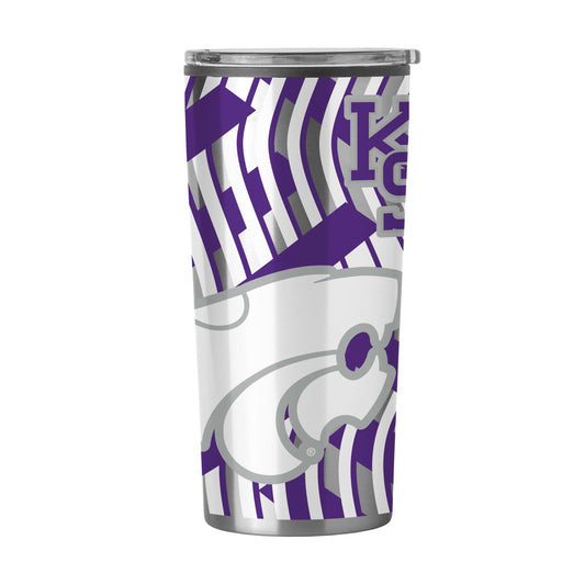 KS State 20oz Flex Plastic Wall Stainless - Logo Brands - Flyclothing LLC