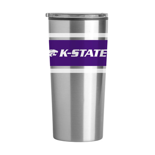 KS State Stripe 20 oz Fusion Tumbler - Logo Brands - Flyclothing LLC