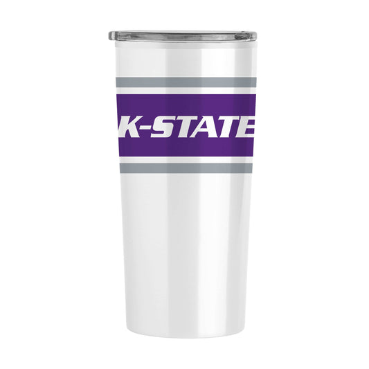 Kansas State 20oz Stripe Fusion Tumbler - Logo Brands - Flyclothing LLC