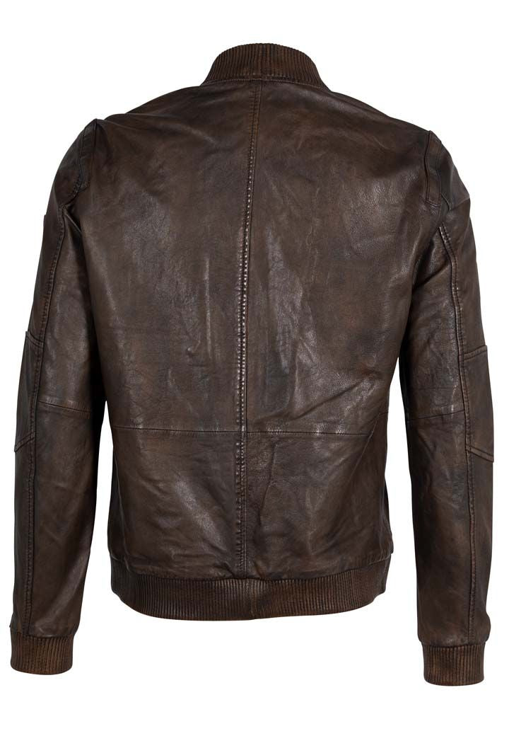 Jerros CF Leather Jacket, Brown