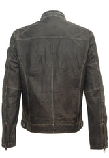 Fabian CF Leather Jacket, Granit