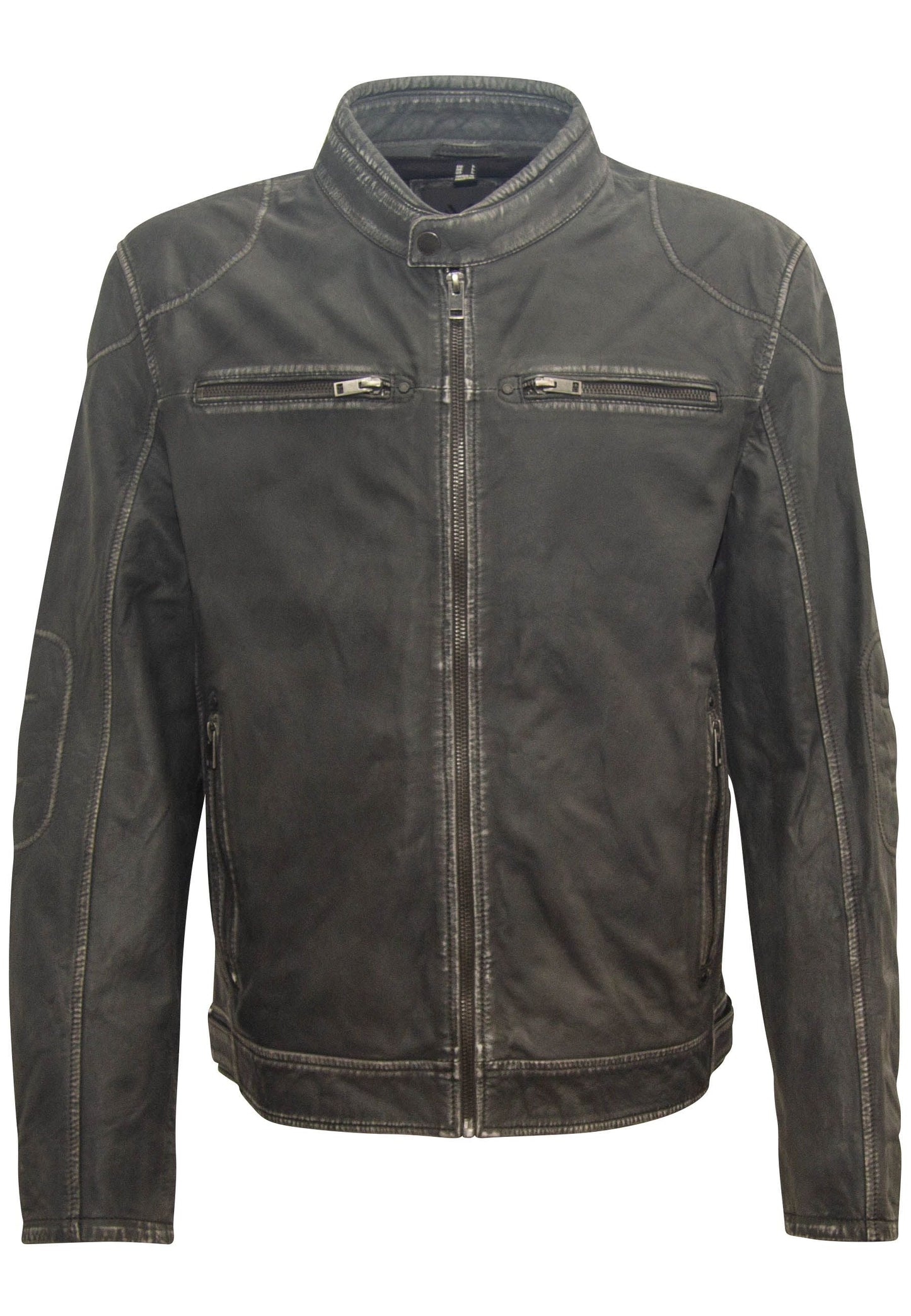 Fabian CF Leather Jacket, Granit