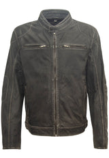 Fabian CF Leather Jacket, Granit