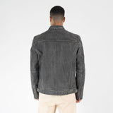 Fabian CF Leather Jacket, Granit