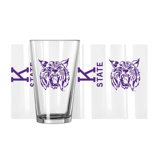 Kansas State Vault 16oz Gameday Pint Glass - Logo Brands - Flyclothing LLC