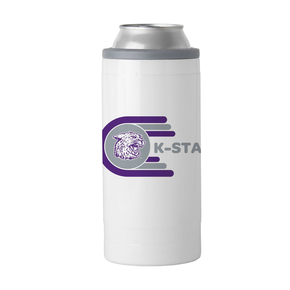 Kansas State 12oz Whirl Slim Can Coolie - Logo Brands - Flyclothing LLC