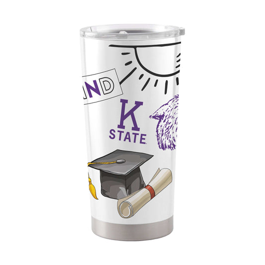 Kansas State Vault 20oz Native Stainless Tumbler - Logo Brands - Flyclothing LLC