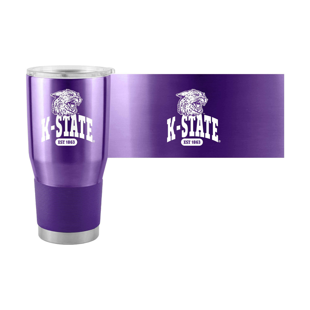 Kansas State 30oz Arch Stainless Tumbler - Logo Brands - Flyclothing LLC