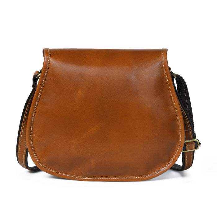 2-Pocket Leather Sling For Women - Classy Leather Bags - Flyclothing LLC