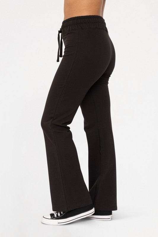 Mono B Drawstring Flared Pants - Trendsi - Flyclothing LLC